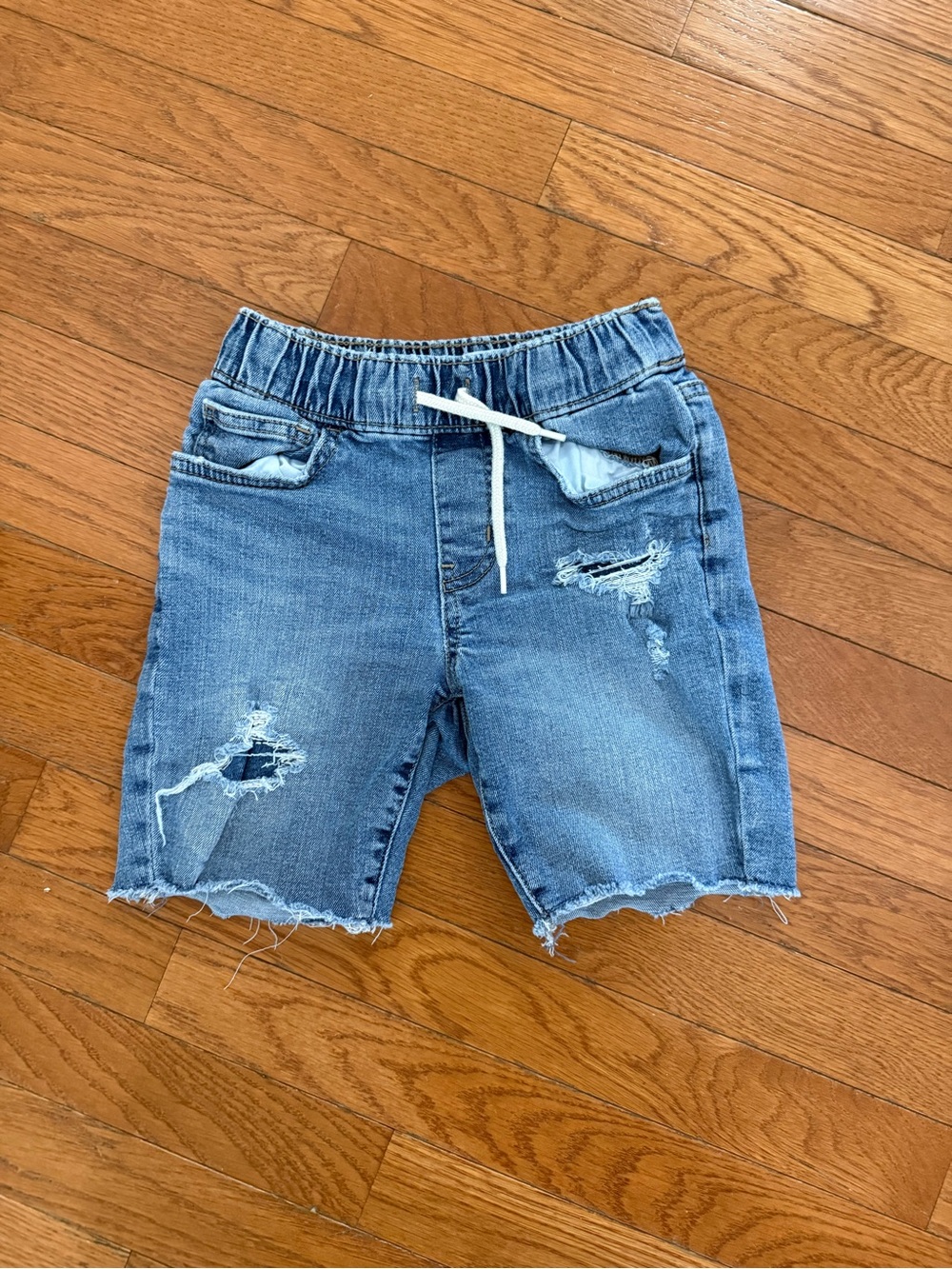 Old Navy Distressed Denim Pull On Shorts